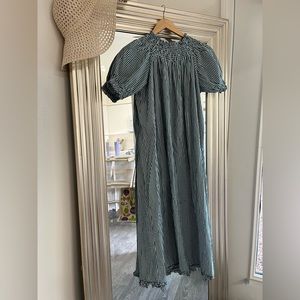 Hill House Green Gingham Dress